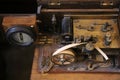 Old telegraph machine Royalty Free Stock Photo