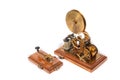 old telegraph machine Royalty Free Stock Photo