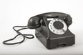 An old telephon with rotary dial Royalty Free Stock Photo