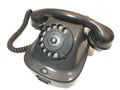 old telephon with rotary dial Royalty Free Stock Photo