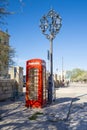 old telephone booth in Valletta, Malta Royalty Free Stock Photo