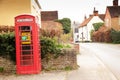 Old telephone box now reused as a defibrillator station
