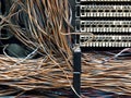 Old telephone center cable pairs