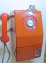 Old telephone closeup Royalty Free Stock Photo