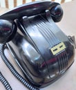 Old telephone closeup Royalty Free Stock Photo