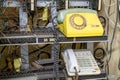 old telephone exchange, old telephone Royalty Free Stock Photo