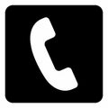 Old telephone icon Royalty Free Stock Photo