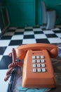 Old telephone Royalty Free Stock Photo