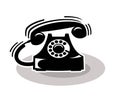 Old telephone ringing