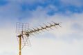 Old television antenna Royalty Free Stock Photo