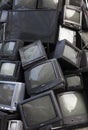 Old television garbage, rubbish TV, electronic junk can be recyc Royalty Free Stock Photo