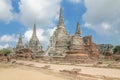 Old Temple Architecture , Wat Phra si sanphet at Ayutthaya, Thai