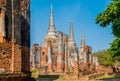 Wat Phra Sri Sanphet  at Ayutthaya province, Thailand Royalty Free Stock Photo