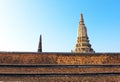 Old Temple in Ayuddhaya Royalty Free Stock Photo
