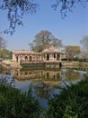 Old temple in barsana vrinda kund