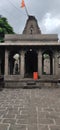Old temple in fort in Maharashtra Royalty Free Stock Photo
