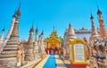 Old temple in Kakku Pagodas, Myanmar