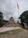Old temple in Maharashtra in fort Royalty Free Stock Photo