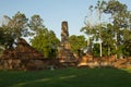 Old Temple, Old Pagoda buddha in Thai temple Wat Thai Phichit