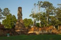 Old Temple, Old Pagoda buddha in Thai temple Wat Thai Phichit