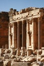 Old temple ruins in Baalbeck Lebanon Royalty Free Stock Photo