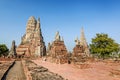 Old Temple, Wat Chaiwatthanaram Temple of Ayuthaya Province .