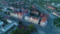 Old Tenement Houses Torun Stare Kamienice Aerial View Poland