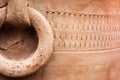 Old Terracotta texture. Royalty Free Stock Photo