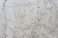 Old texture of white gray whitewash street wall in cracks abstract vintage background Royalty Free Stock Photo