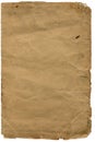 Old textured paper with tattered edge Royalty Free Stock Photo