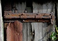 Old textured wood on an old shed Royalty Free Stock Photo