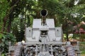 Old Thai solid steel tanks used to take down Thai military patrols.