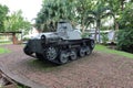 Old Thai solid steel tanks used to take down Thai military patrols.