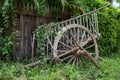 Old thai style cart. Royalty Free Stock Photo