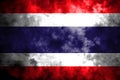 Old Thailand grunge background flag