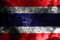 Old Thailand grunge background flag