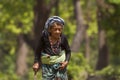 Old tharu woman in Bardia, Nepal