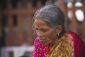 Old tharu woman, Terai, Nepal