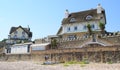 Old thatched cottages Royalty Free Stock Photo