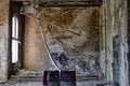 Old theater in abandoned building