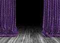 Old theater curtains background