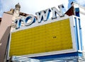 Old Theater Marquee sign Royalty Free Stock Photo