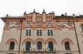 Old Theater on Szczepanski Square in Krakow Old Town, Poland.