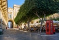Old Theatre Street, Valletta, Malta Royalty Free Stock Photo