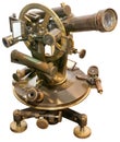 Old Theodolite Cutout Royalty Free Stock Photo