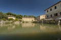 Old thermal baths in Bagno Vignoni, Tuscany Royalty Free Stock Photo