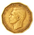 Old Three Pence Coin of 1939