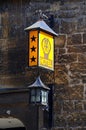 Old three star hotel sign, Chipping Campden.