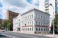 An old three storey house built in 1860 on Nikoloyamskaya Street, currently houses the Swiss University Clinic