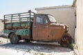 Old three-wheeled truck